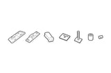 Thule Adapter Kit - Mounts 517/518/594 Bike Racks to Xsporter/Rapid Aero Load Bars - Black