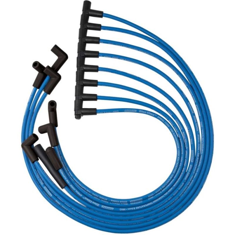 Moroso Custom Ignition Wire Set - Blue Max - Spiral Core