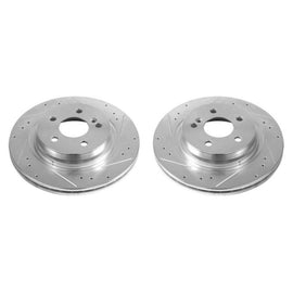 Power Stop 12-16 Mercedes-Benz C250 Rear Evolution Drilled & Slotted Rotors - Pair