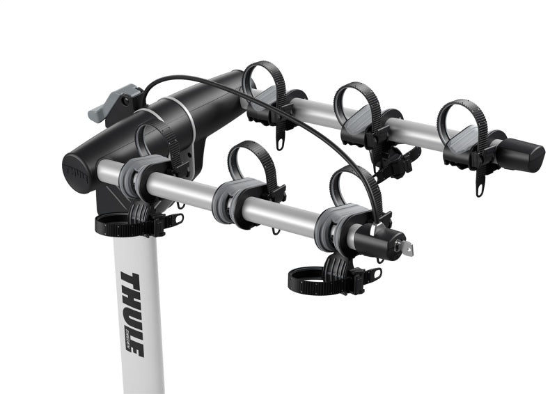 Thule Helium Pro 3 - Hanging Hitch Bike Rack w/HitchSwitch Tilt-Down (Up to 3 Bikes) - Silver