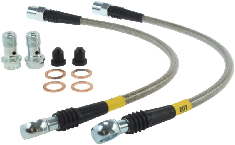 StopTech 02-03 Audi S6 Rear Stainless Steel Brake Line Kit