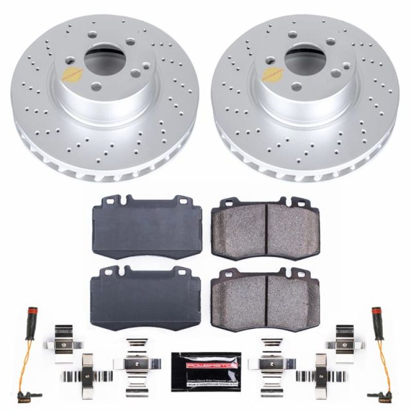 Power Stop 03-06 Mercedes-Benz SL500 Front Z23 Evolution Sport Coated Brake Kit