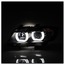 Load image into Gallery viewer, Spyder BMW E90 3-Series 06-08 4DR Headlights - Halogen Model Only - Black PRO-YD-BMWE9005V2-AM-BK