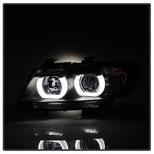 Load image into Gallery viewer, Spyder BMW E90 3-Series 06-08 4DR V2 Headlights - HID Only - Black PRO-YD-BMWE9005V2-HID-DRL-BK