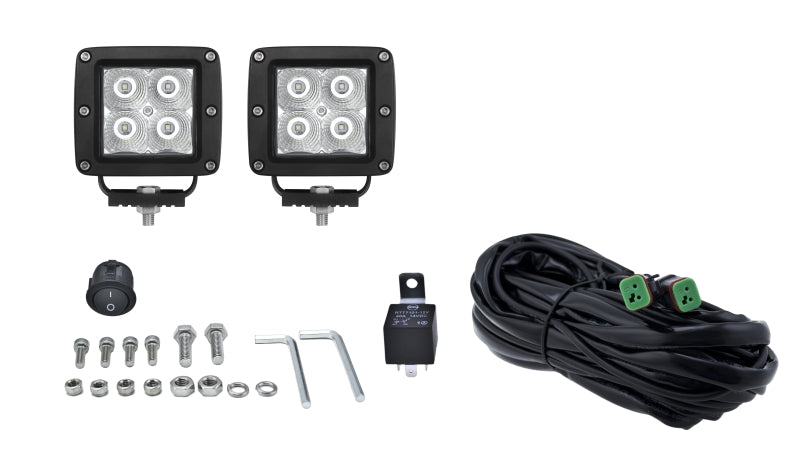 Hella HVF Cube 4 LED Off Road Kit