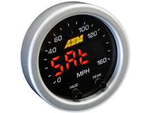 Load image into Gallery viewer, AEM X-Series 0-160 MPH Black Bezel w/ Black Face GPS Speedometer Gauge