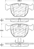 StopTech Street Touring 00-04 BMW M5 E39 / 00-06 X5 Front Brake Pads