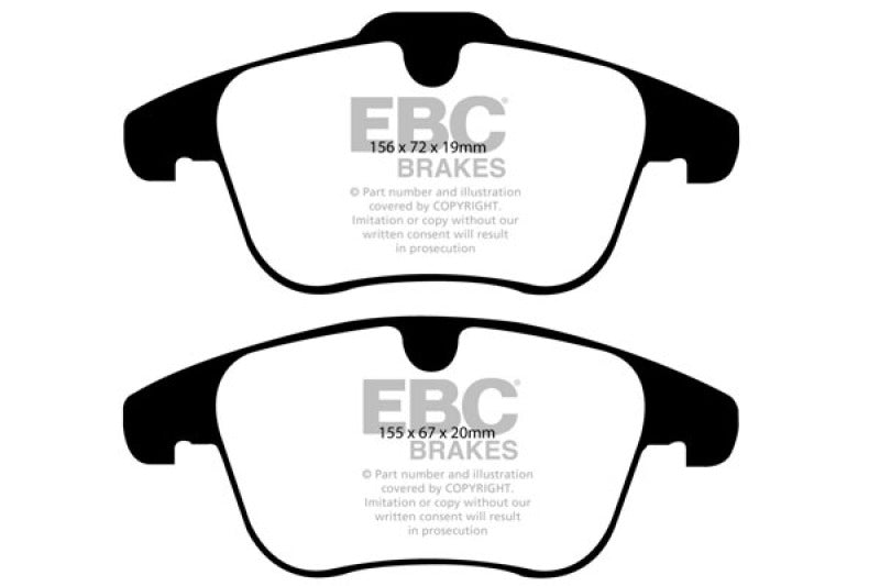 EBC 2007-2012 Land Rover LR2 3.2L Bluestuff Front Brake Pads