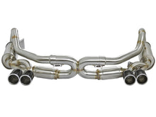 Load image into Gallery viewer, aFe Power Elite SS-304 Carbon Tip Dual Cat Back Exhaust 13-14 Porsche 911 C2S (991) H6-3.8L