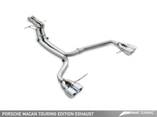 Load image into Gallery viewer, AWE Tuning Porsche Macan Touring Edition Exhaust System - Chrome Silver 102mm Tips