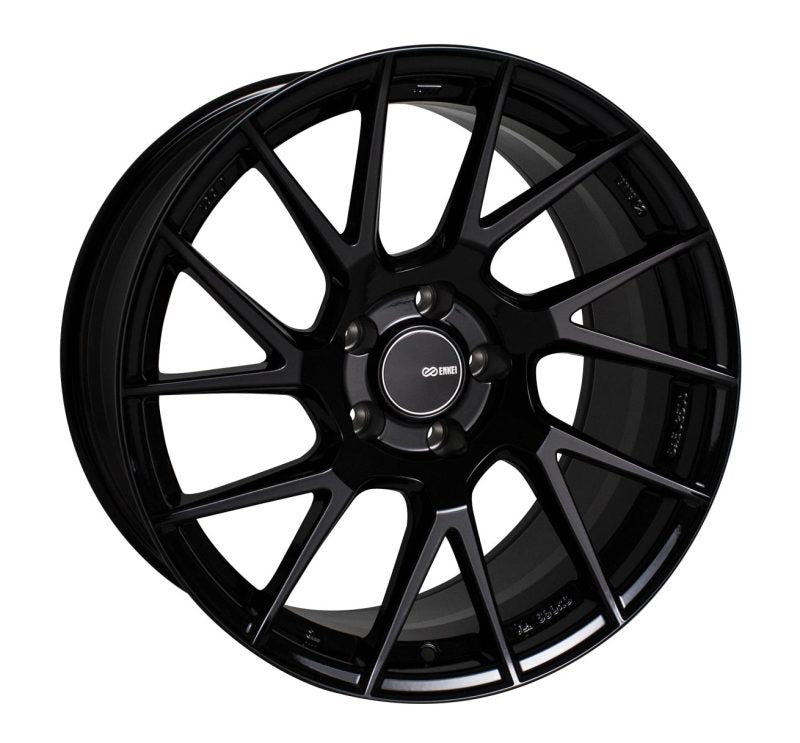 Enkei TM7 18x8.5 5x114.3 25mm Offset 72.6mm Bore Gloss Black Wheel