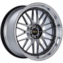 Load image into Gallery viewer, BBS LM 20x10.5 5x114.3 ET20 CB66 Diamond Black Center Diamond Cut Lip Wheel