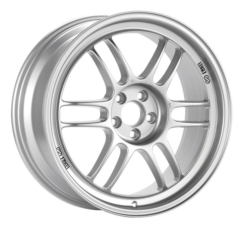 Enkei RPF1 18x10.5 5x114.3 15mm Offset 73mm Bore Silver Wheel G35/350z