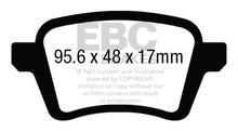 Load image into Gallery viewer, EBC 13+ Fiat 500L 1.4 Turbo Yellowstuff Rear Brake Pads