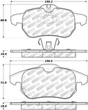 StopTech 06-11 Saab 9-3 Street Select Brake Pads w/Hardware - Front