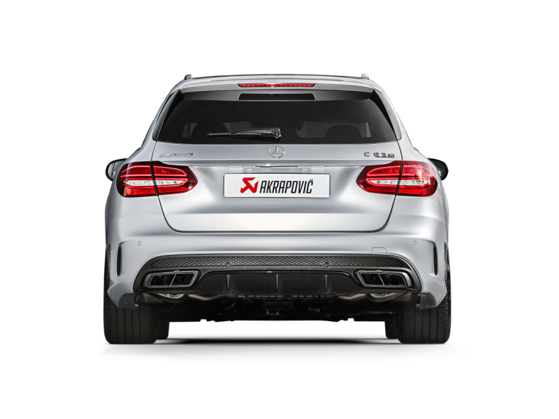 Akrapovic 15-17 AMG C63 Estate Evolution Line Cat Back (Titanium) w/ Carbon Tips (Req. Link Pipe)