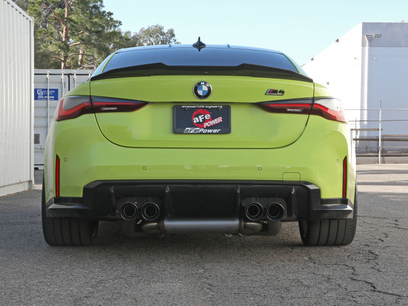 aFe MACHForce XP Exhausts Cat-Back SS 21 BMW M2 Competition L6-3.0L w/Black Tips