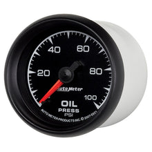 Load image into Gallery viewer, Autometer ES 52mm 0-100 PSI Mechanical Oil Pressure Gauge