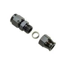 Load image into Gallery viewer, Moroso Aluminum Fitting Adapter 6AN Female to 3/8in Tube Compression - Black