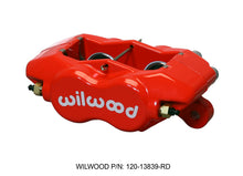 Load image into Gallery viewer, Wilwood Caliper-Forged DynaliteI-Red 1.38in Pistons .81in Disc