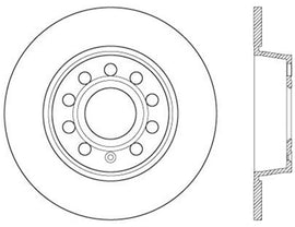 StopTech Drilled Cryo Sport Brake Rotor Rear Left 12-13 Volkswagen Beetle