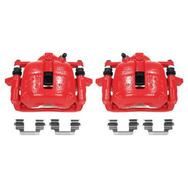 Power Stop 07-16 Mini Cooper Front Red Calipers w/Brackets - Pair