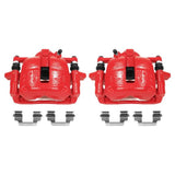 Power Stop 07-16 Mini Cooper Front Red Calipers w/Brackets - Pair