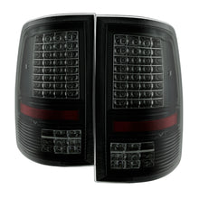 Load image into Gallery viewer, xTune Dodge Ram 1500 09-14 - C Shape LED Tail Lights- Black Smoked ALT-JH-DR09-LED-CS-BSM