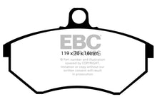 Load image into Gallery viewer, EBC 94 Volkswagen Cabriolet 1.8 Greenstuff Front Brake Pads