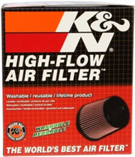 Load image into Gallery viewer, K&amp;N Filter Universal Rubber Filter 4in Flg 6 17/32in OD 8 21/32in H