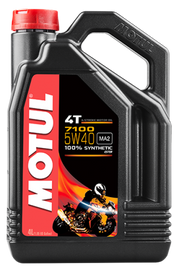 Motul 4L 7100 Synthetic Motor Oil 5W40 4T