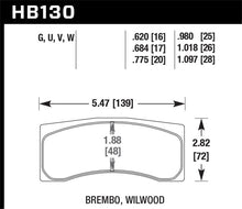 Load image into Gallery viewer, Hawk DTC-80 Brembo 20mm Race Brake Pads