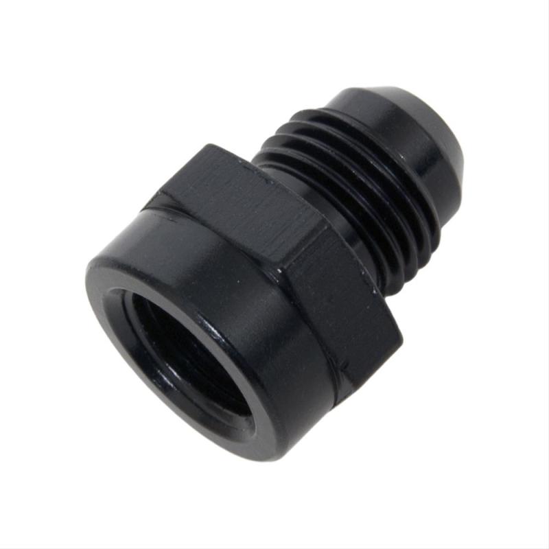 Fragola -6AN x 5/8-18 Fem Inv. Flare Adapter - Black