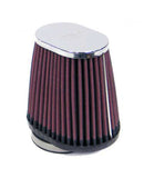 K&N Universal Clamp-On Air Filter 2-1/8in Flange 4in x 3in Base 3in x 2in Top 4in Length