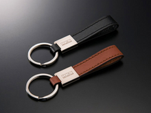 Load image into Gallery viewer, HKS HKS LEATHER KEYRING BLACK