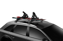 Load image into Gallery viewer, Thule SnowPack L Ski/Snowboard Rack - Black (Up to 6 Pair Skis/4 Snowboards)