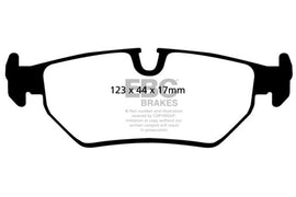 EBC 93-95 Jaguar XJS 4.0 Ultimax2 Rear Brake Pads