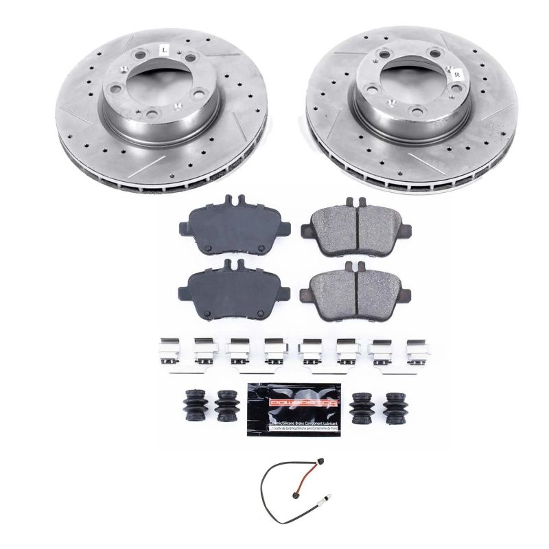 Power Stop 06-08 Porsche 911 Front Z23 Evolution Sport Brake Kit