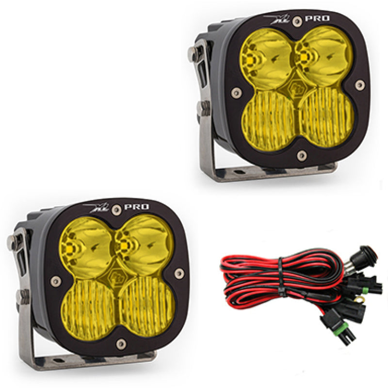 Baja Designs XL Pro Series Driving Combo Pattern Pair LED Light Pods - Amber