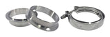 Torque Solution Stainless Steel V-Band Clamp & Flange Kit - 1.5in (44mm)