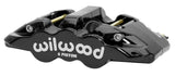 Wilwood Caliper - Aero-DS Forged Six-Piston Caliper Black 6.52in Piston 1.25in Rotor - Black