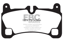 Load image into Gallery viewer, EBC 08 Porsche Cayenne 4.8 Turbo Extra Duty Rear Brake Pads