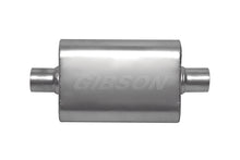 Load image into Gallery viewer, Gibson CFT Superflow Center/Center Oval Muffler - 4x9x13in/2.25in Inlet/2.25in Outlet - Stainless