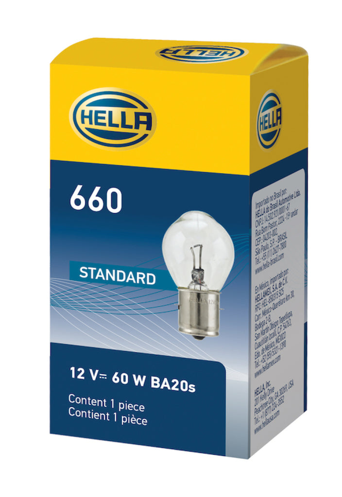 Hella Bulb 660 12V 60W Ba20S B11