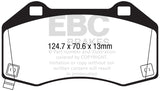 EBC 2017+ Fiat 124 Spider 1.4L Turbo Abarth Redstuff Front Brake Pads