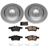 Power Stop 08-11 Saab 9-3 Rear Z23 Evolution Sport Coated Brake Kit