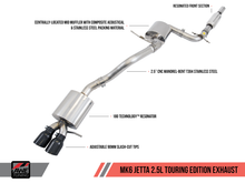 Load image into Gallery viewer, AWE Tuning Mk6 Jetta 2.5L Touring Edition Exhaust - Diamond Black Tips