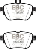 EBC 2017+ Mercedes-Benz E300 (W213) Yellowstuff Rear Brake Pads