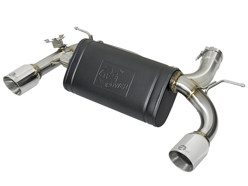 aFe MACHForce XP 16-17 BMW 340i/iX 440i/iX L6-3.0L (t) SS Axle-Back Exhaust w/Polished Tips