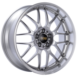 BBS RS-GT 18x8.5 5x120 ET15 Diamond Silver Center Diamond Cut Lip Wheel -82mm PFS/Clip Required